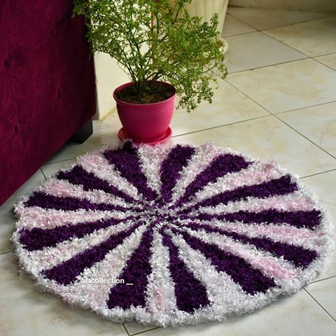 نمونه پادری بافته شده بر روی تور
