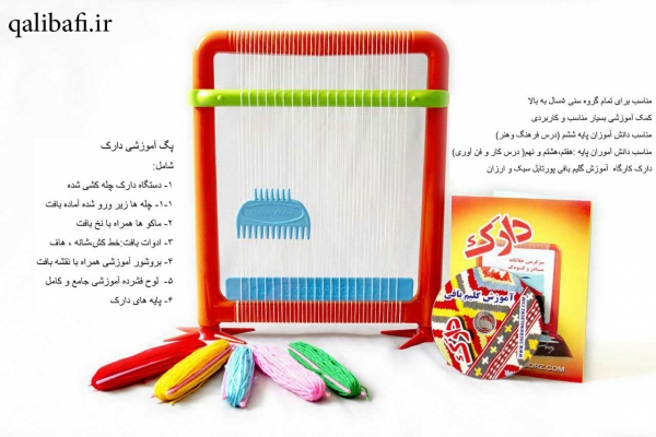 بروشور آموزشی به همراه نقشه بافت موجود در پگ دارک